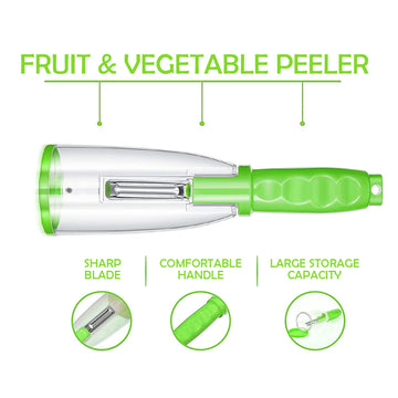 Multifunctional Fruit Vegetable peeler with storage box